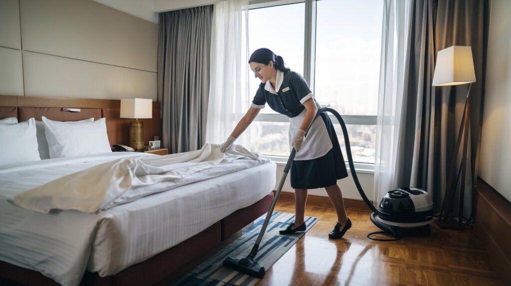 woman-cleaning-bed-with-vacuum-cleaner